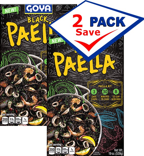 Goya Black Paella Kit 19 oz Pack of 2